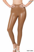 High-Rise Vegan Leather Leggings