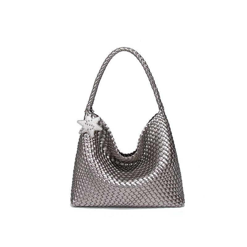 Handwoven Shoulder Bag - Women's Casual Tote Bag with Tassel Detail | Sarah Express