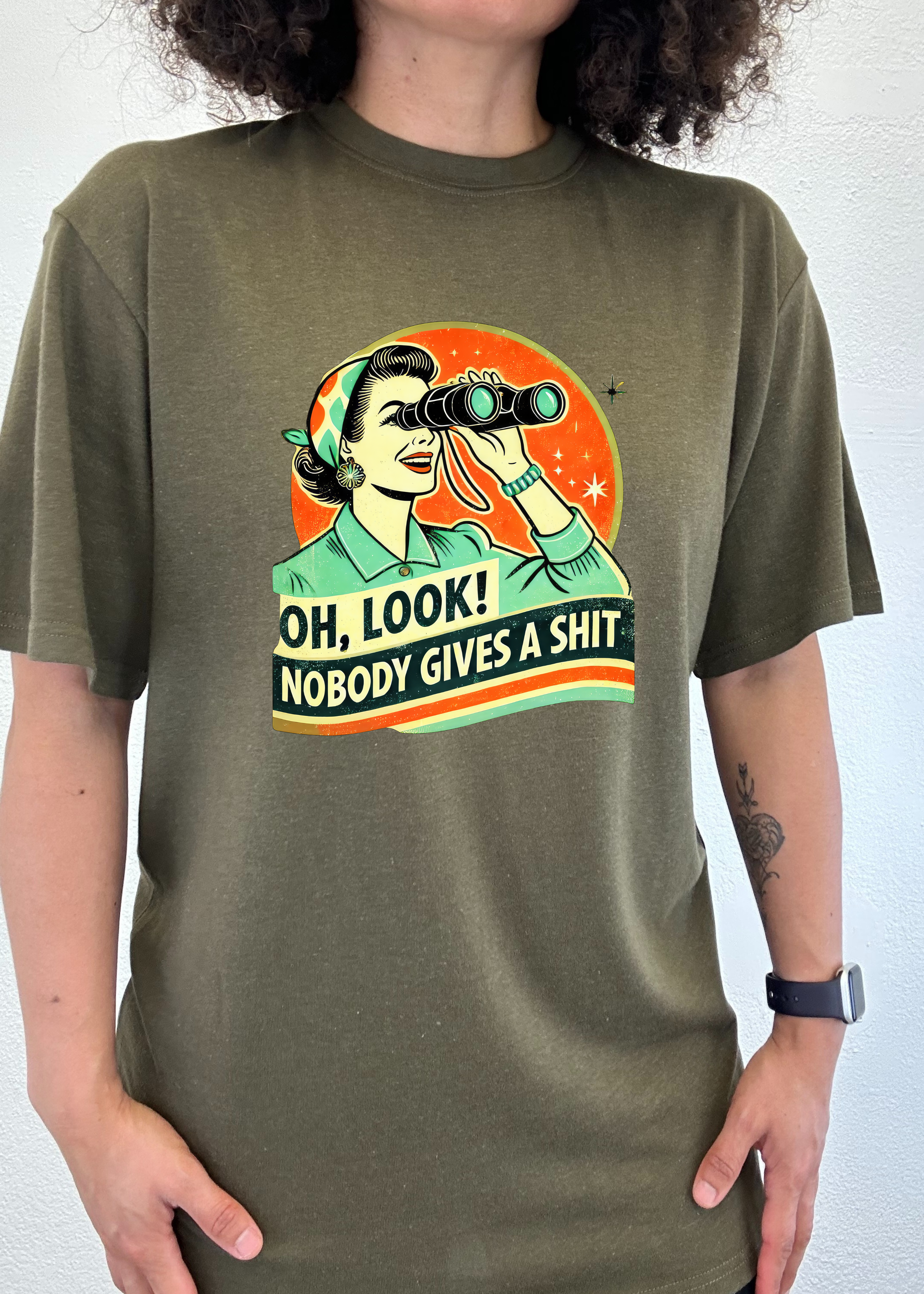 Retro Graphic Tee — Unisex Bamboo/Cotton
