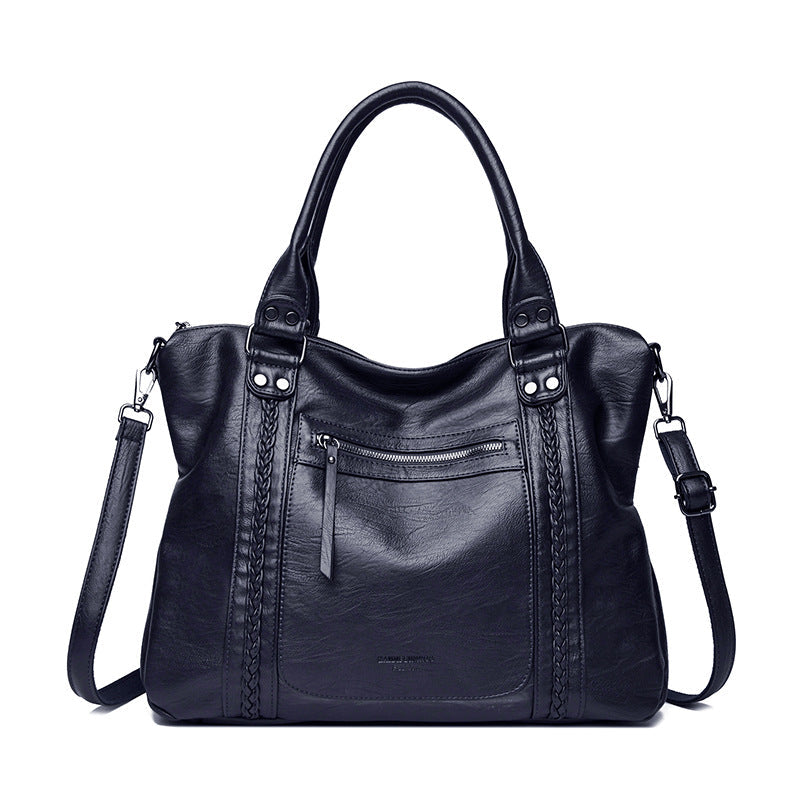 Women's Vintage Genuine Leather Crossbody Shoulder Bag | Soft Cowhide Purse