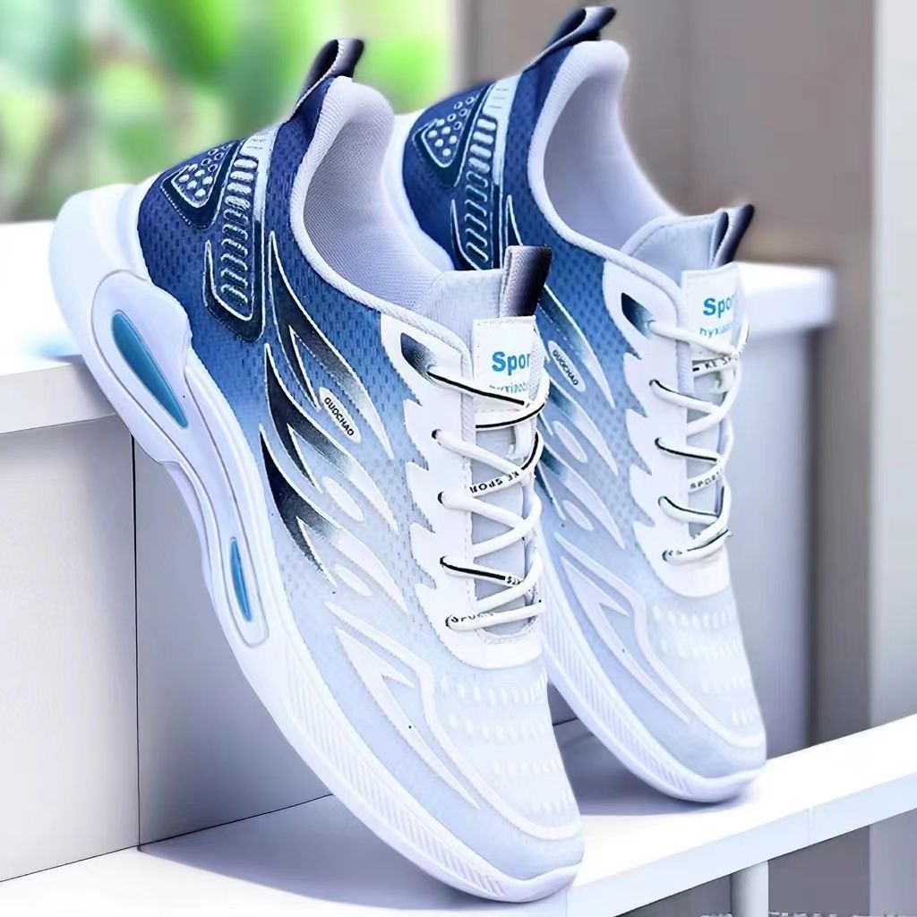 Men's Breathable Mesh Running Shoes - Lightweight Non-Slip Athletic Sneakers