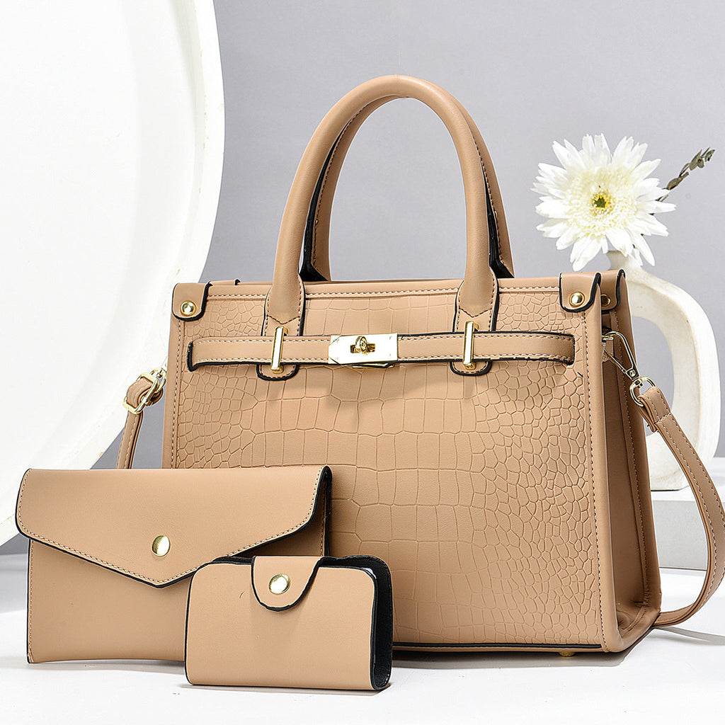 Women's Large-Capacity PU Leather Tote Bag & Handbag | Urban Minimalist Shoulder Bag