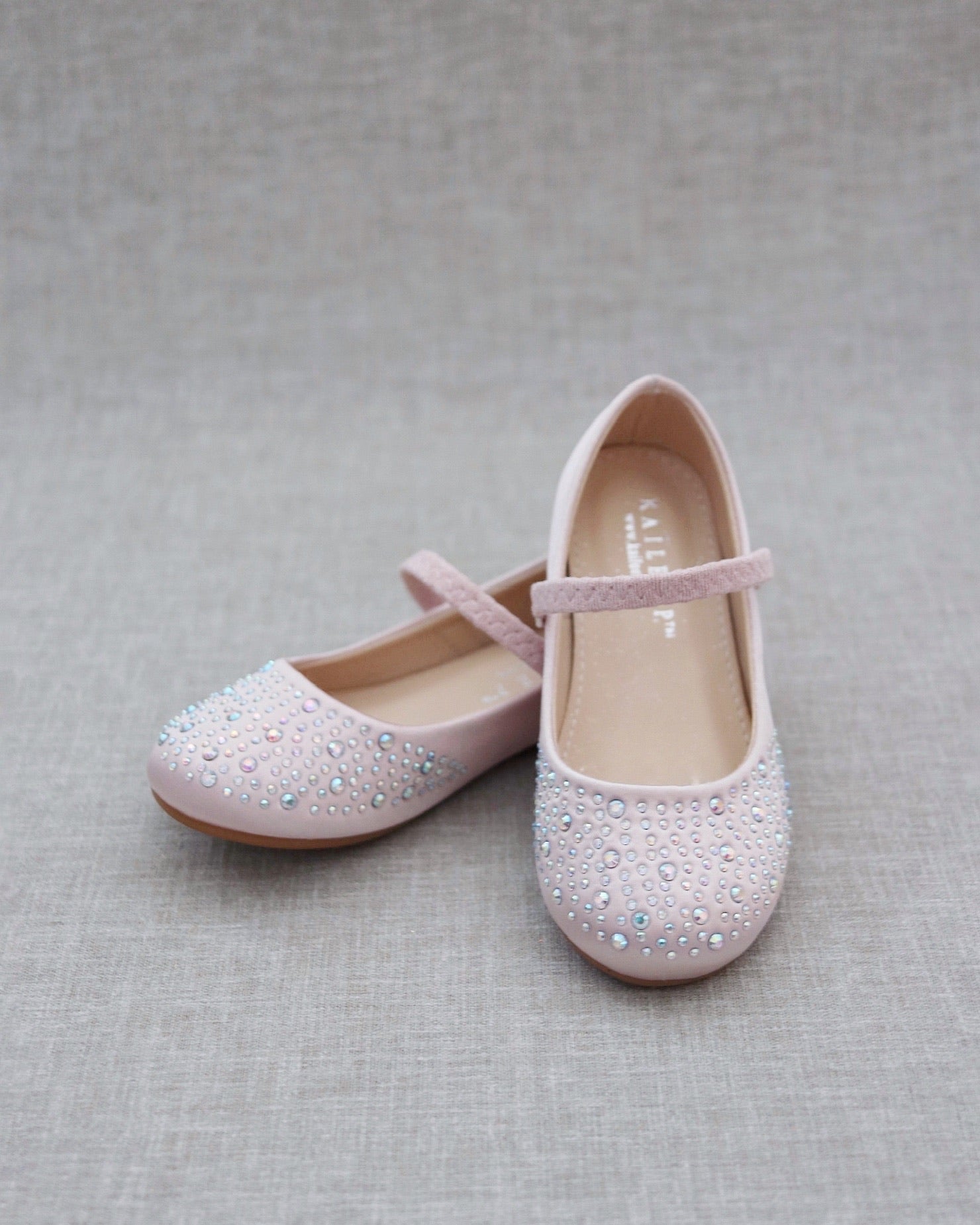 Satin Maryjane Flats