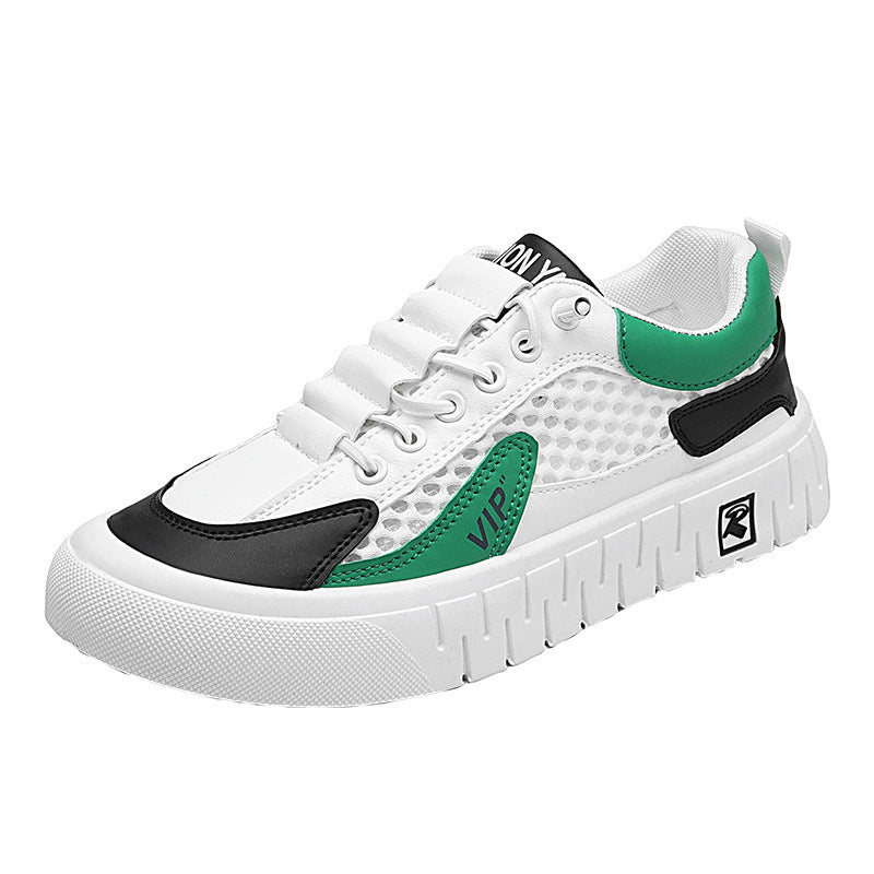 Men's Breathable Mesh Athletic Sneakers | Casual Lace-Up Shoes