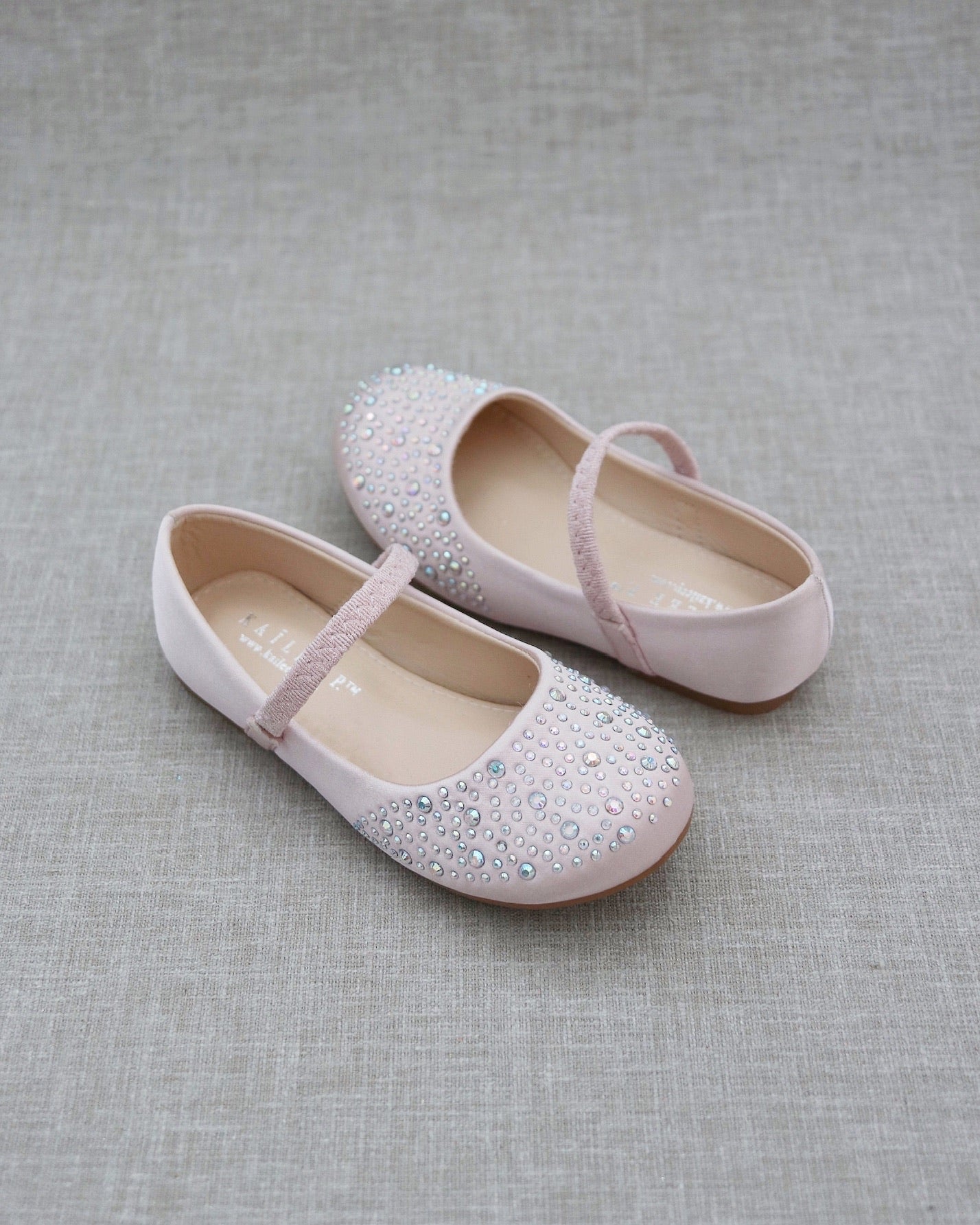 Satin Maryjane Flats