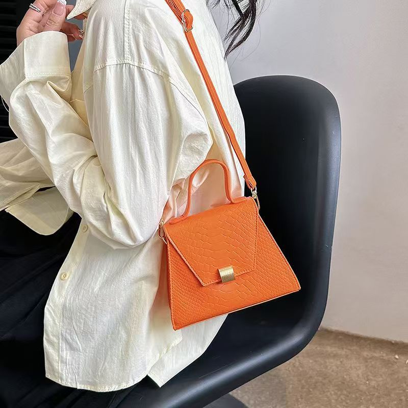 Women's PU Leather Crossbody Shoulder Bag – Casual Square Handbag with Adjustable Strap