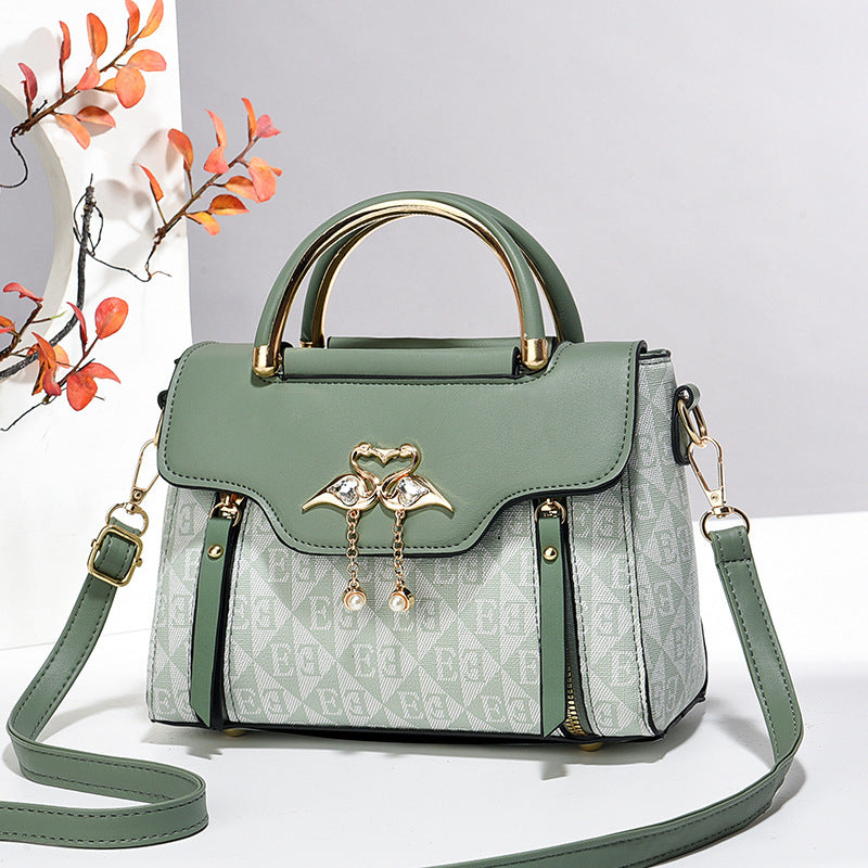 Women's Versatile Tote Shoulder Crossbody Bag - PU Leather Multi-Compartment Handbag