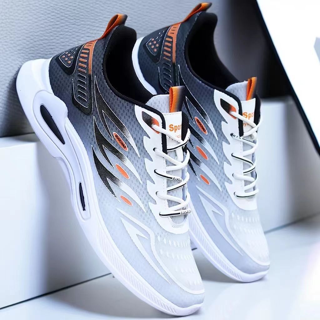 Men's Breathable Mesh Running Shoes - Lightweight Non-Slip Athletic Sneakers