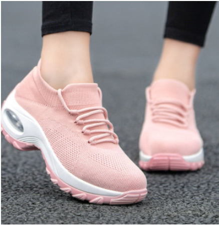 Flying Knit Platform Sneakers