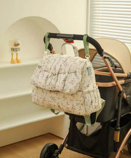 Breathable Floral Diaper Bag