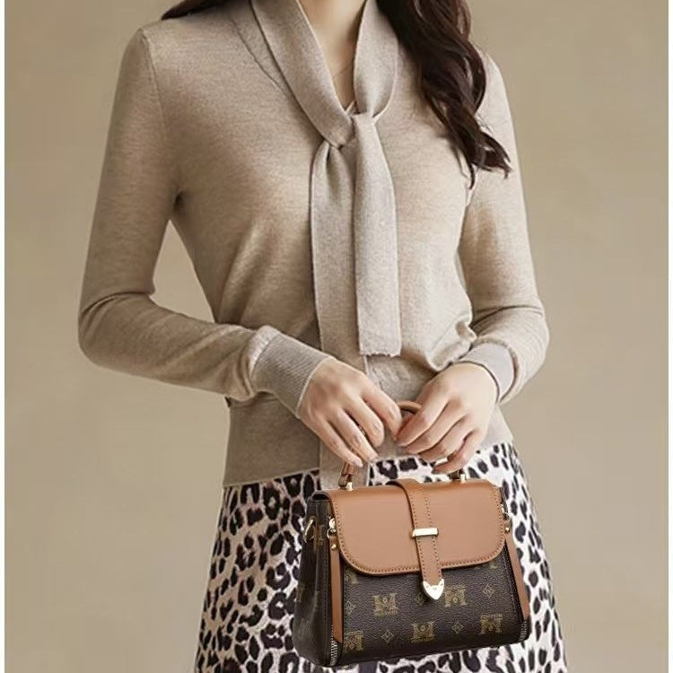 Women's Luxury PU Leather Tote Bag – Retro Casual Shoulder Bag