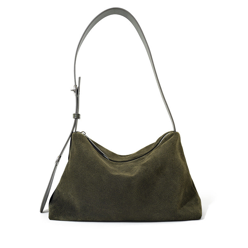 Women's Genuine Leather Tote Bag | High-Gloss Matte Cowhide Shoulder Bag