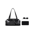 Women's PU Leather Crossbody Bag with Chain Strap & Card Holder – Streetwear Mini Shoulder Bag