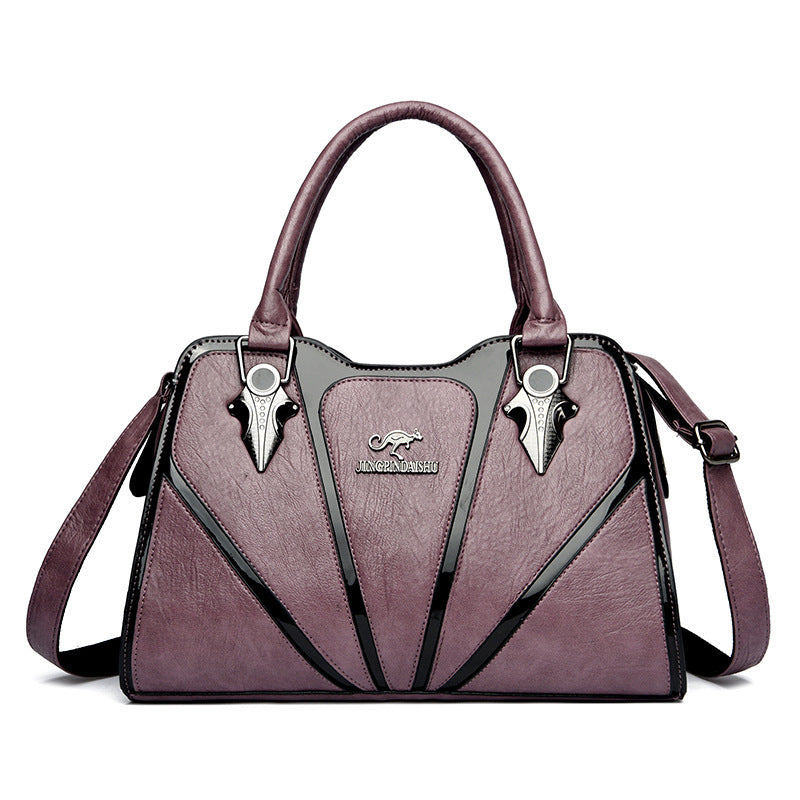 Women's Retro Shoulder Handbag | European & American Style PU Leather Bag