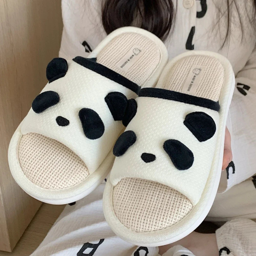 Panda Plush Slippers