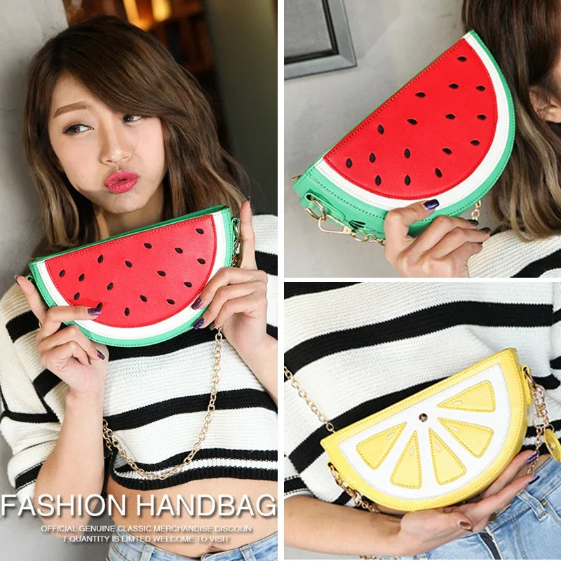 Fruit Slice Crossbody Bag