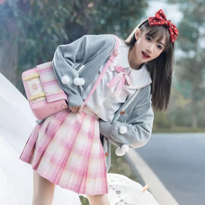 Bunny Plaid Shoulder Bag