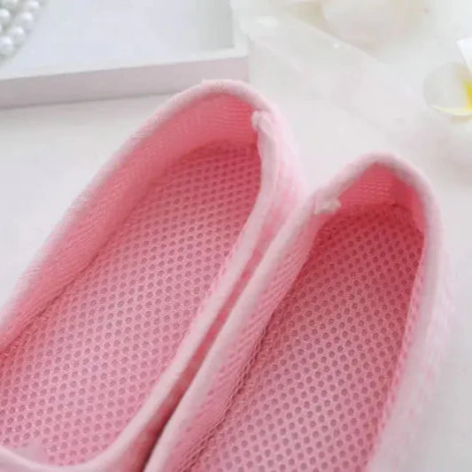 Gingham Cotton Slippers