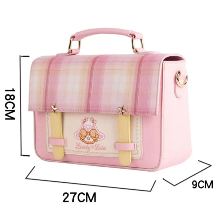 Bunny Plaid Shoulder Bag