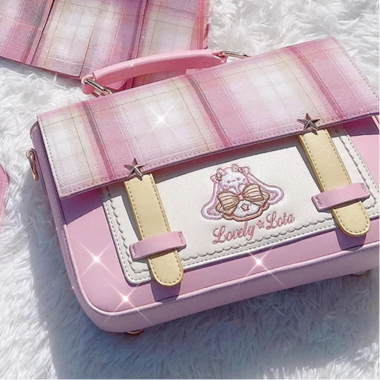 Bunny Plaid Shoulder Bag