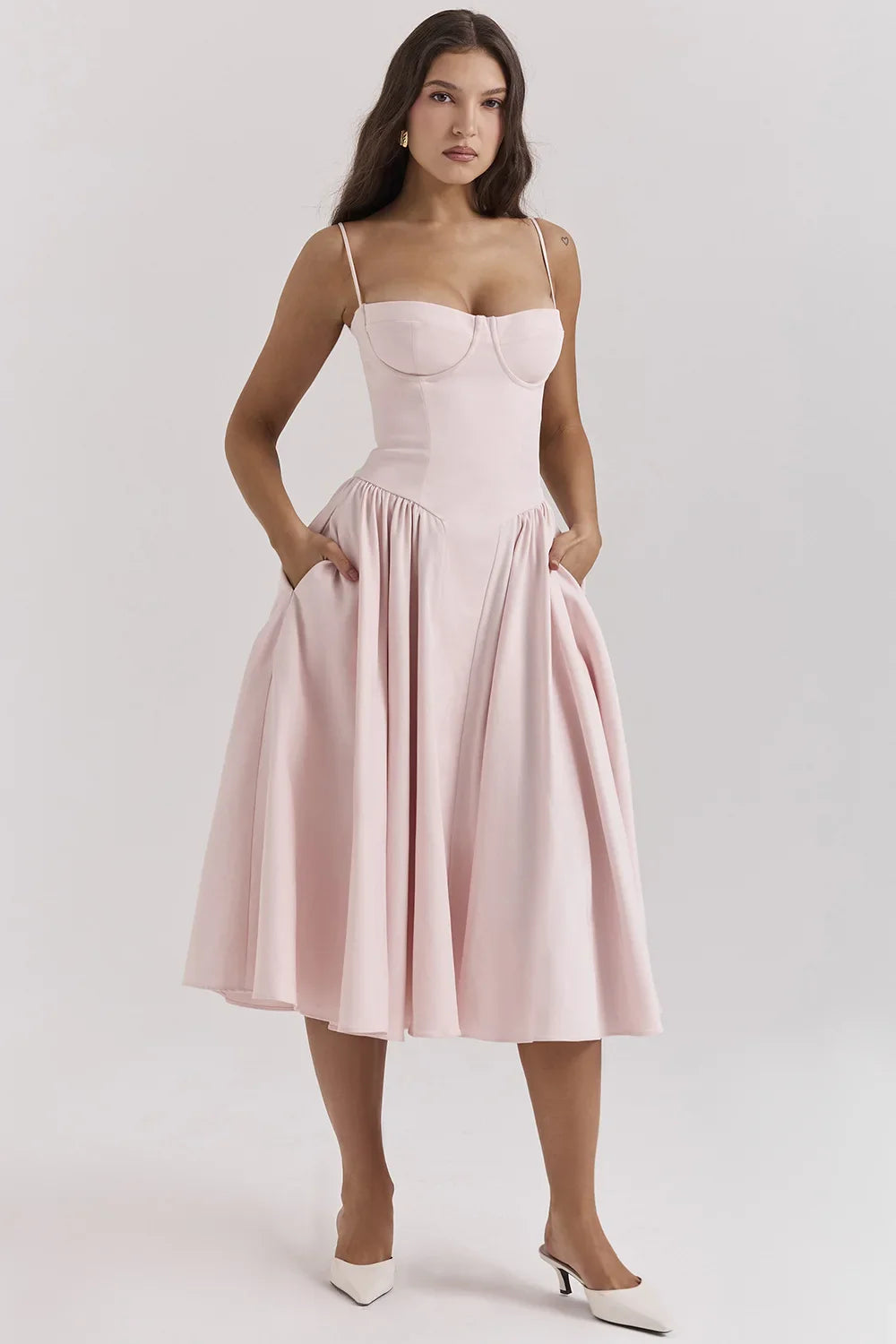 Mid-Calf Cocktail Dress