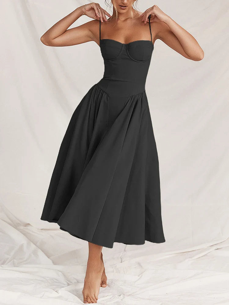 Mid-Calf Cocktail Dress