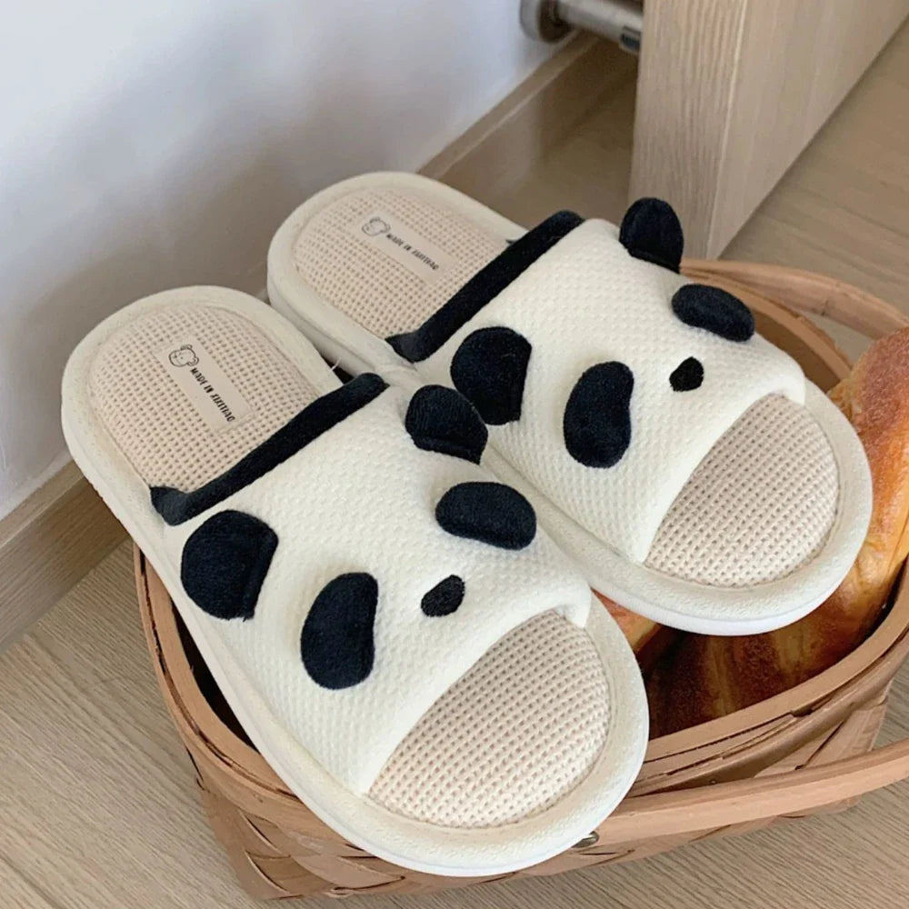 Panda Plush Slippers