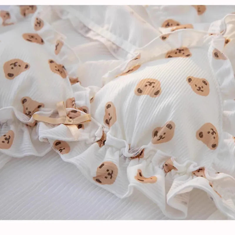 Bear Print Bra & Panty Set