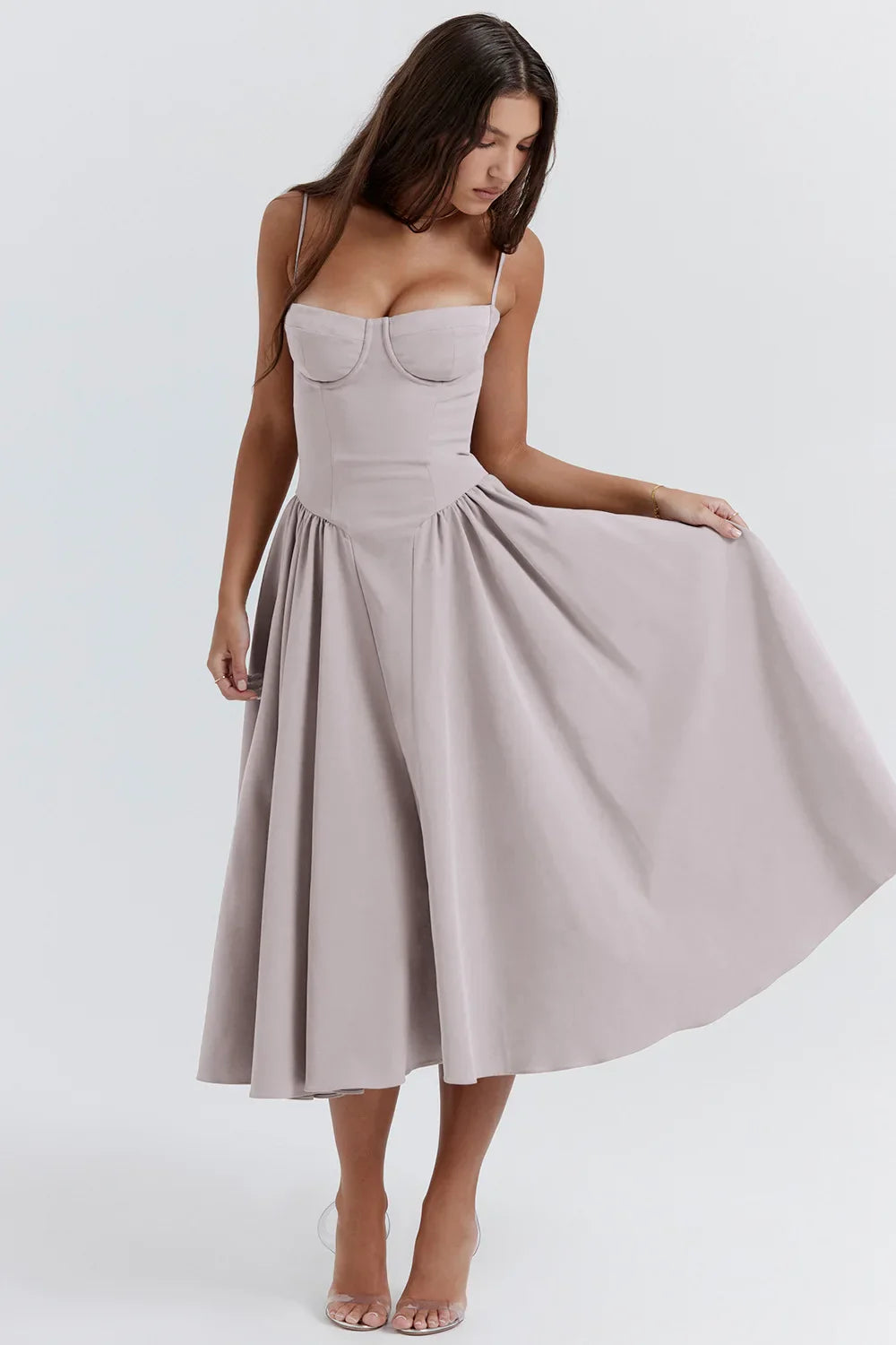 Mid-Calf Cocktail Dress