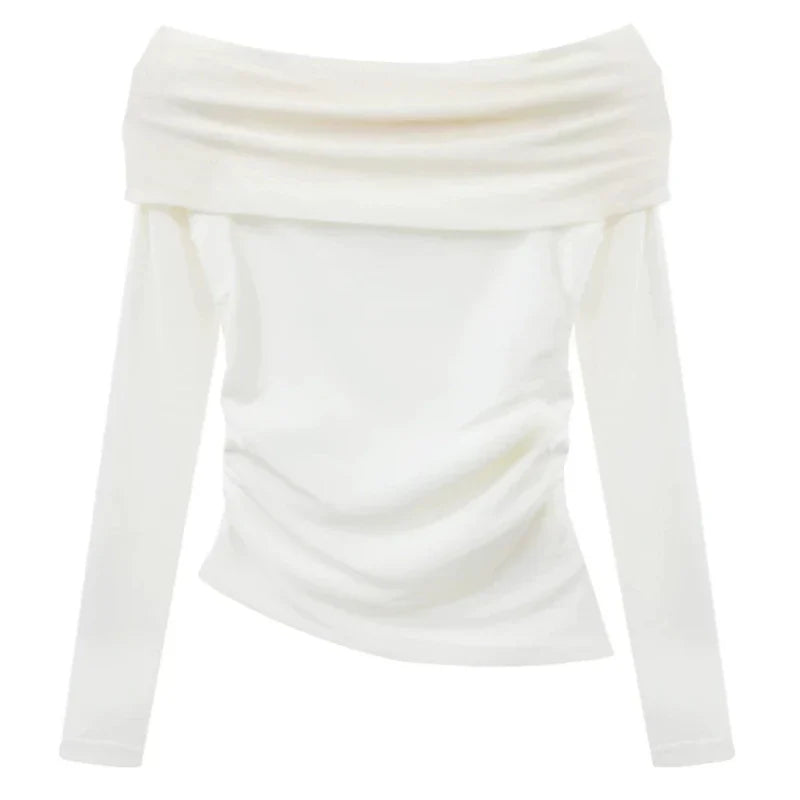 Off-Shoulder Blouse & Mini Skirt