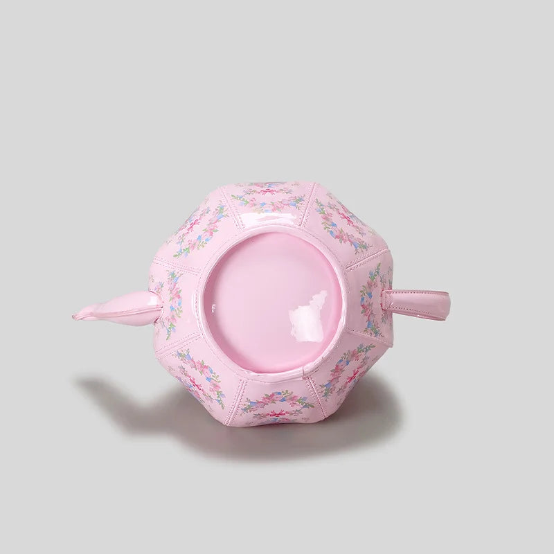 Tea Party Faux Pearl Strap Bag