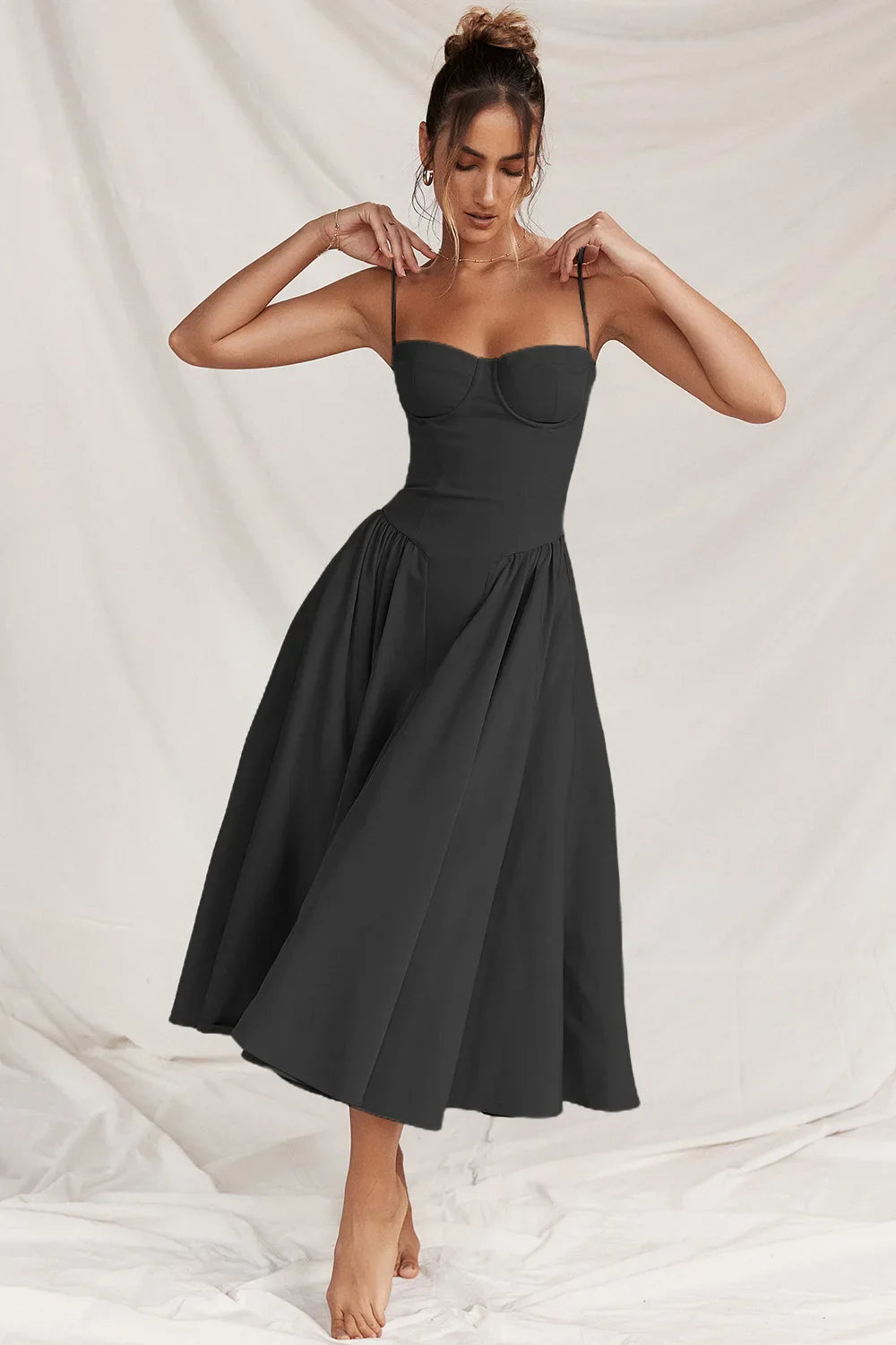 Mid-Calf Cocktail Dress