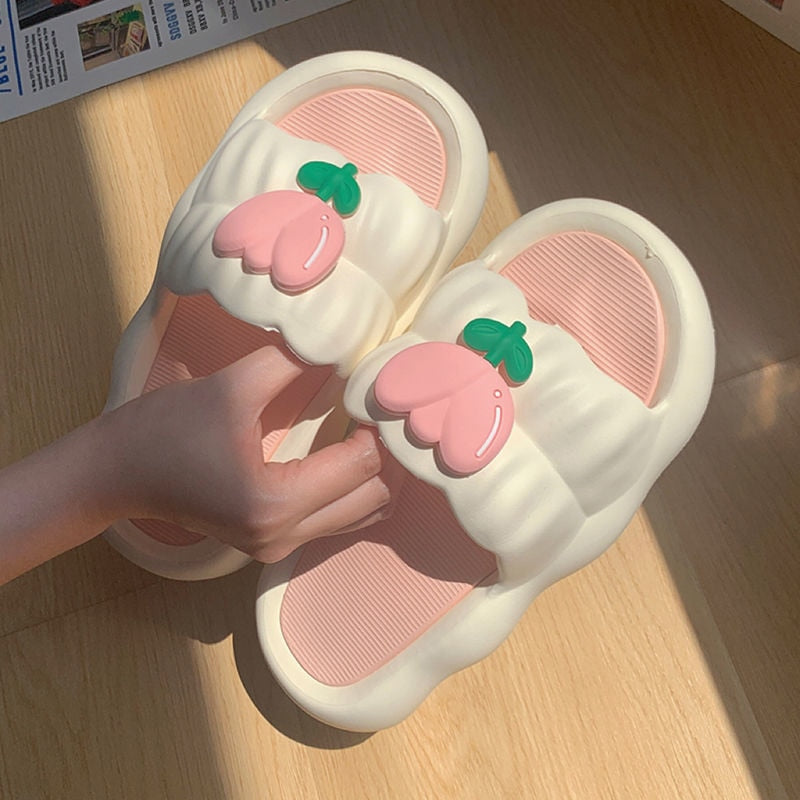 Comfy Flower Slipper Mules