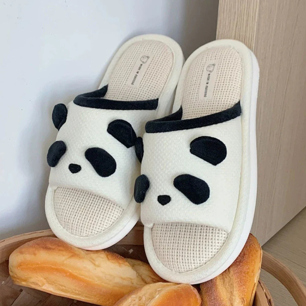Panda Plush Slippers