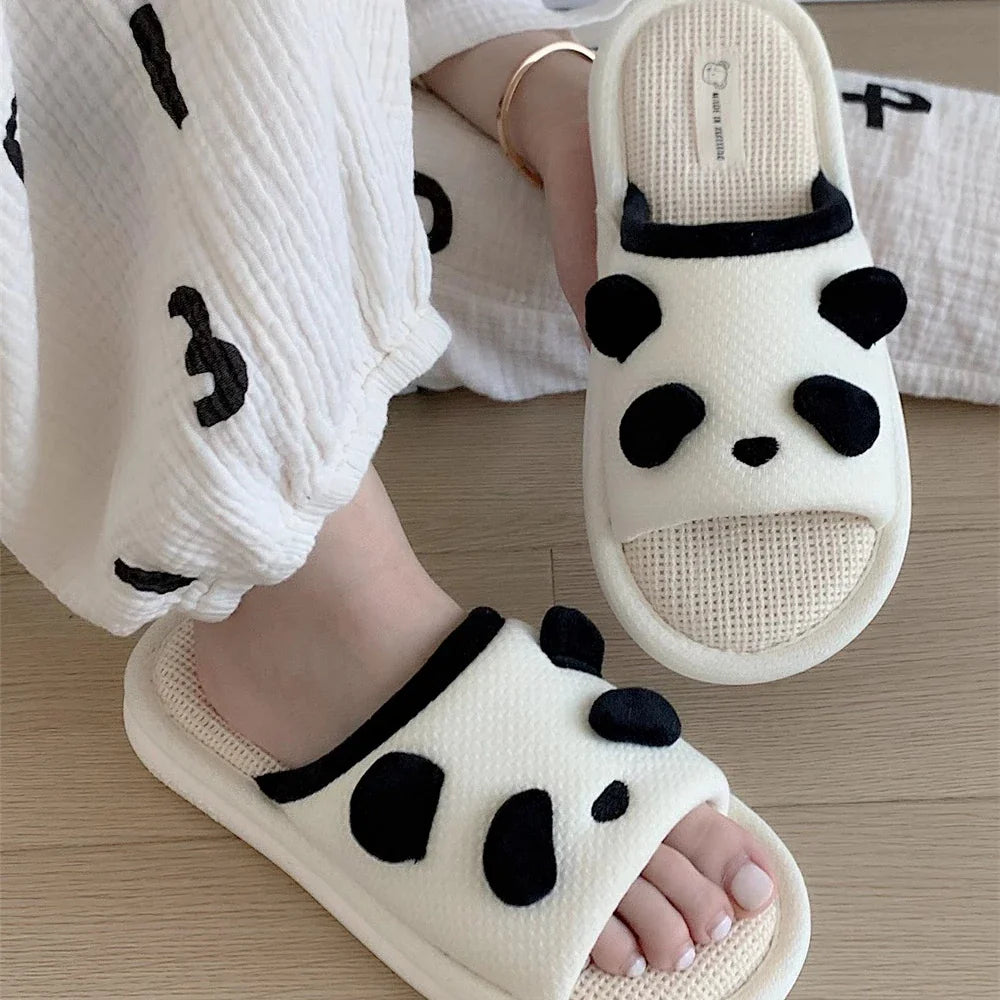 Panda Plush Slippers