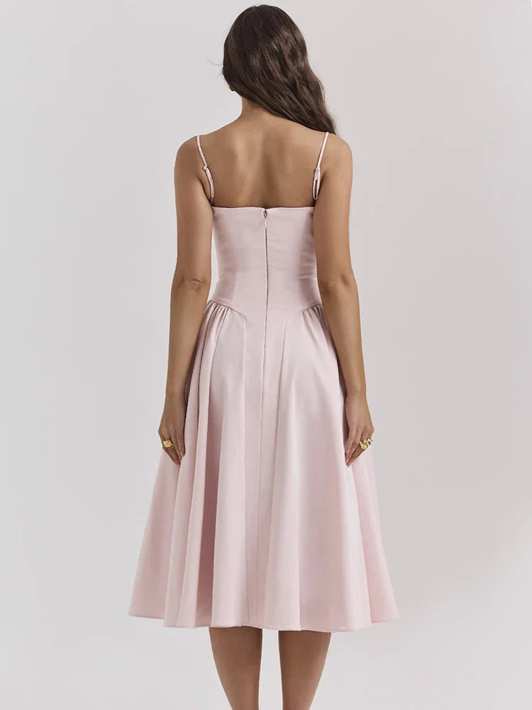 Mid-Calf Cocktail Dress