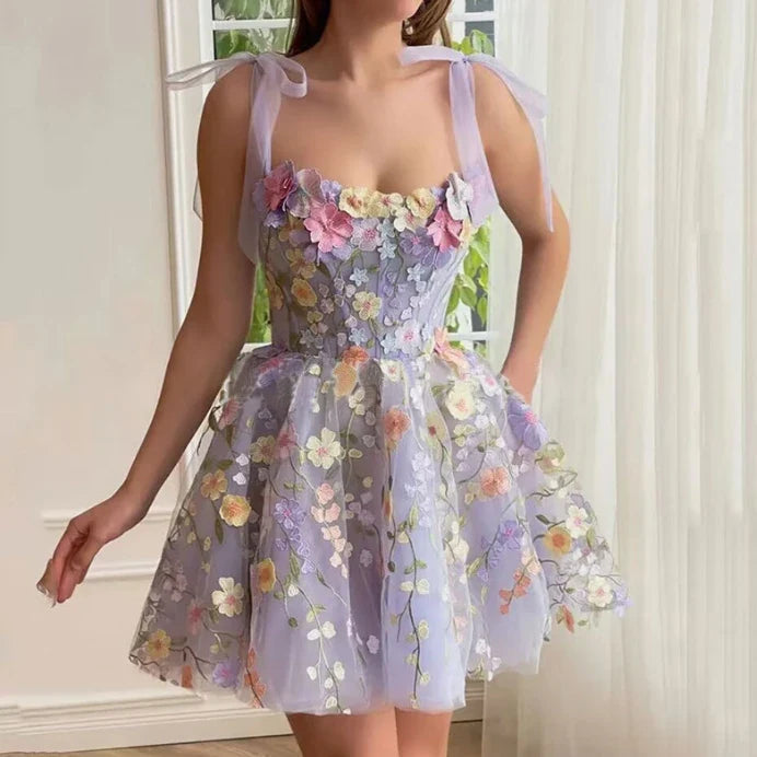 Lilac Flower Fairy Dress