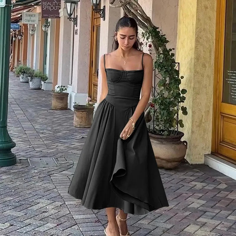Mid-Calf Cocktail Dress