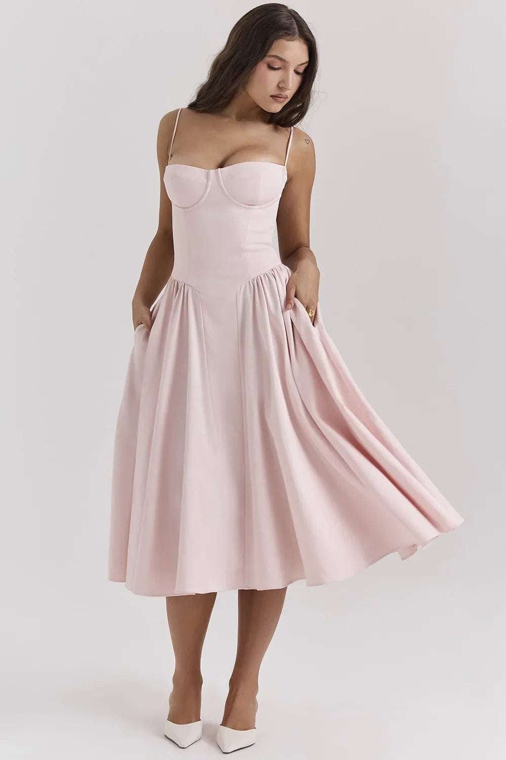 Mid-Calf Cocktail Dress