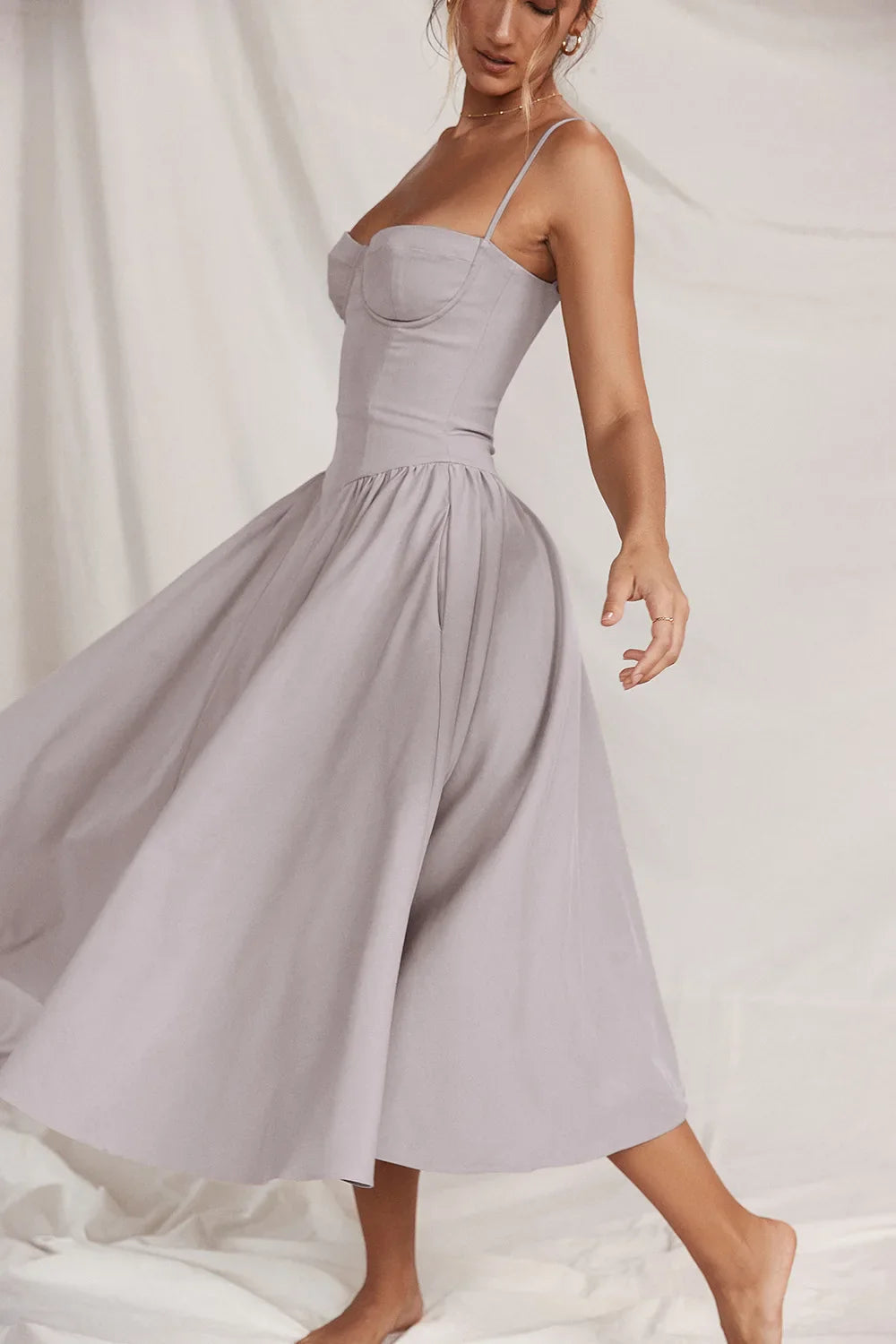 Mid-Calf Cocktail Dress