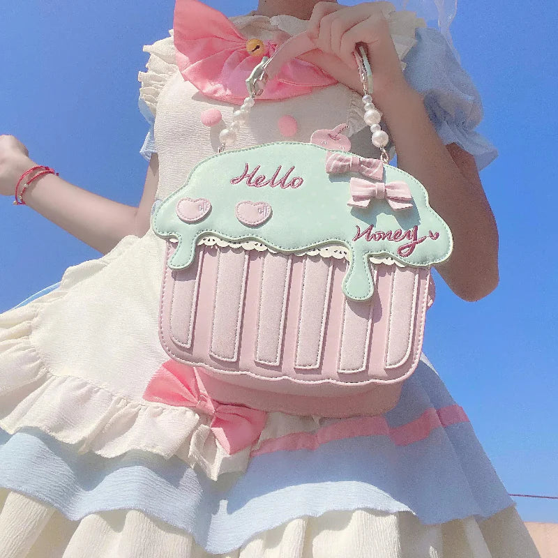 Pastel Cupcake Novelty Bag