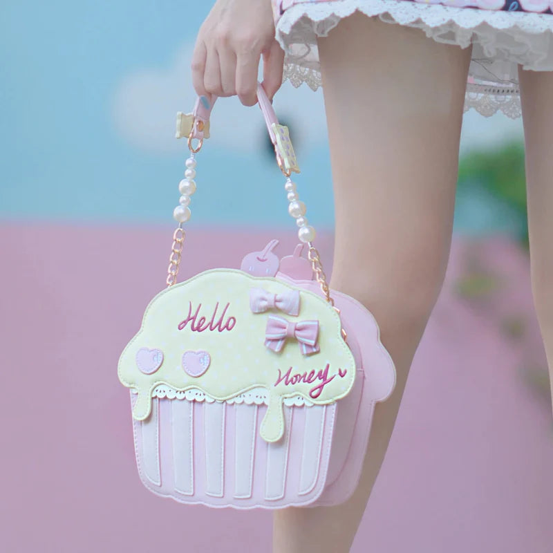 Pastel Cupcake Novelty Bag