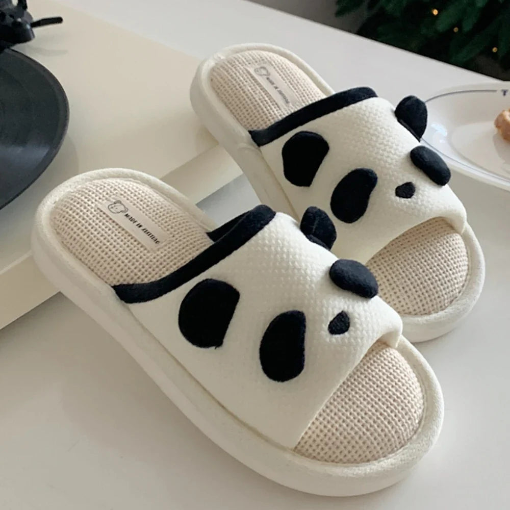 Panda Plush Slippers