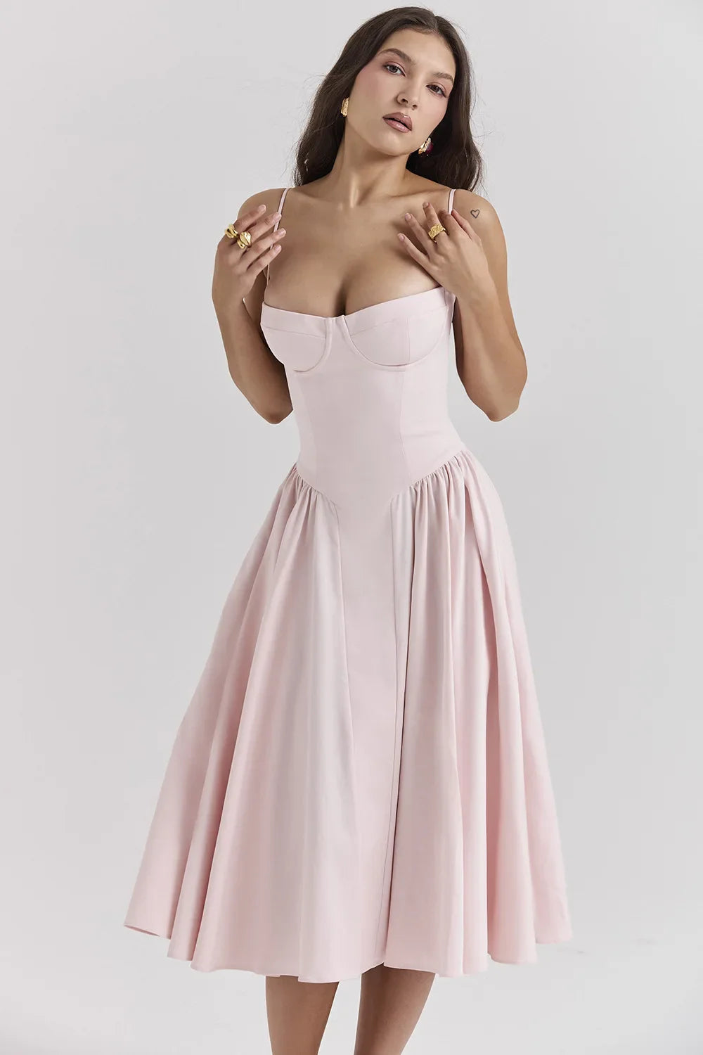 Mid-Calf Cocktail Dress