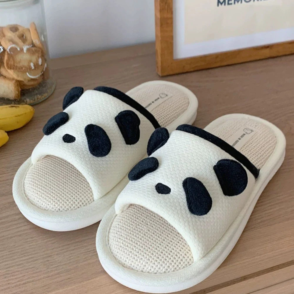 Panda Plush Slippers