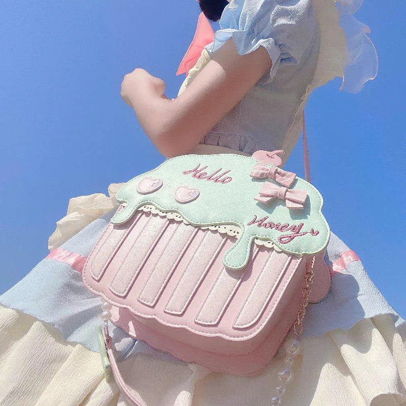 Pastel Cupcake Novelty Bag