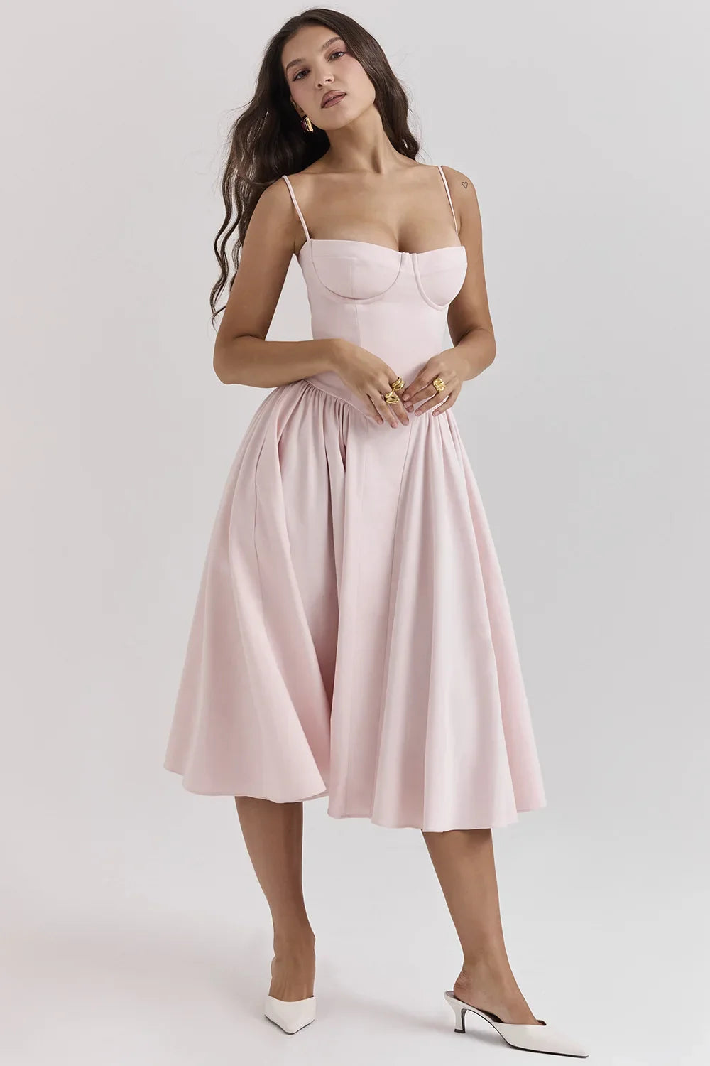 Mid-Calf Cocktail Dress