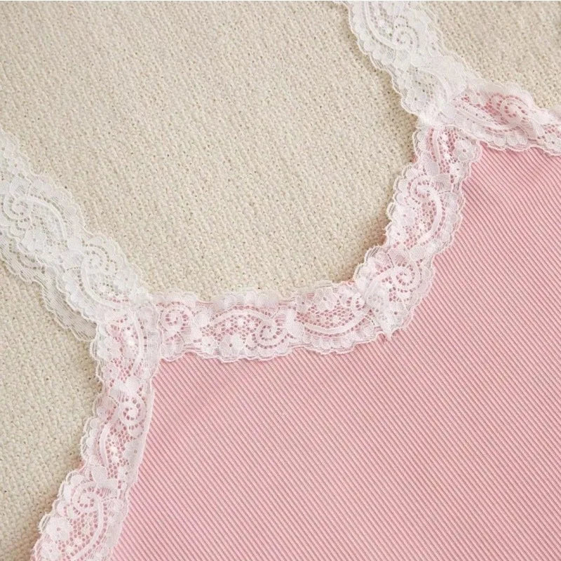 Pink & White Floral Pajama Set