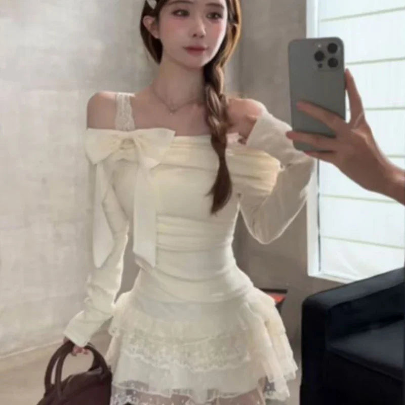 Bow Off-Shoulder Blouse
