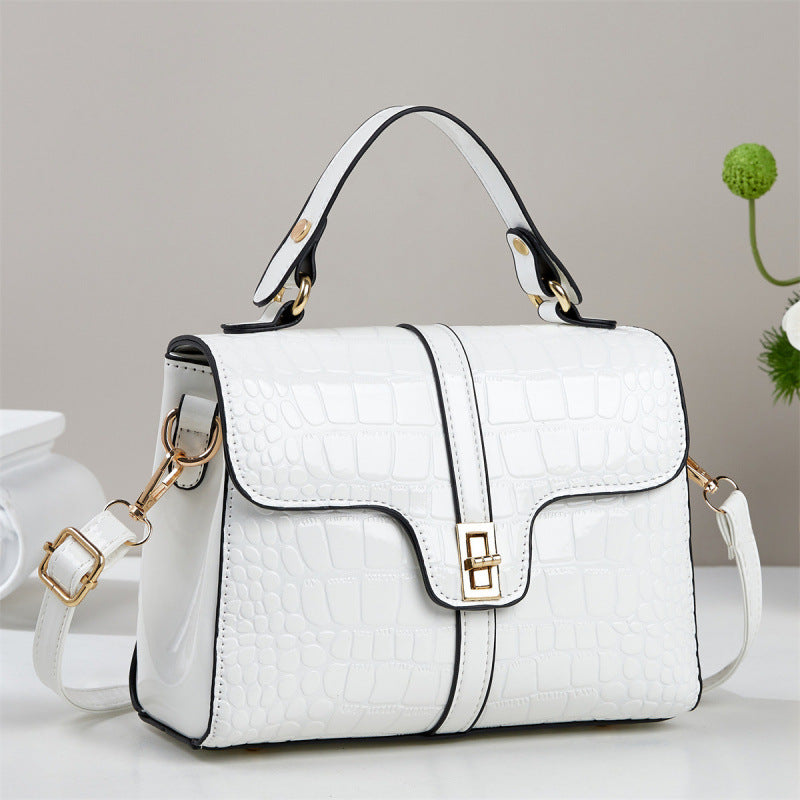 Women's PU Leather Crossbody Bag – Retro Flap Shoulder Bag with Multiple Compartments